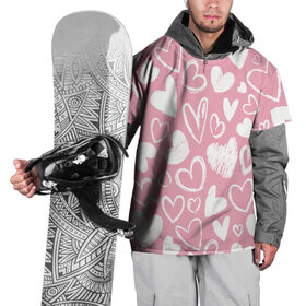 Накидка на куртку 3D с принтом Любовь паттерн в Курске, 100% полиэстер |  | heart | holiday | love | pattern | pattern valentines day | repeatable | seamless | день святого валентина | любовь | паттерн | повтор | праздник | сердце | узор