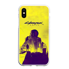 Чехол для iPhone XS Max матовый с принтом Cyberpunk 2077 в Курске, Силикон | Область печати: задняя сторона чехла, без боковых панелей | cyberpunk 2077 | hacker | maelstrom | militech | quadra | samurai | sci fi | technology | trauma team | v | будущее | игра | иероглифы | киану ривз | кибер | киберпанк | киборг | киборги | корпорация | лого | милитек | панк | роботы | самурай | т