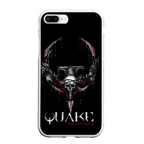 Чехол для iPhone 7Plus/8 Plus матовый с принтом Quake Champions в Курске, Силикон | Область печати: задняя сторона чехла, без боковых панелей | Тематика изображения на принте: arturcherkasov1995 | games | quake | vsemayki