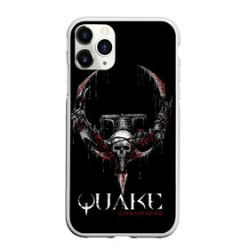 Чехол для iPhone 11 Pro матовый с принтом Quake Champions в Курске, Силикон |  | Тематика изображения на принте: arturcherkasov1995 | games | quake | vsemayki