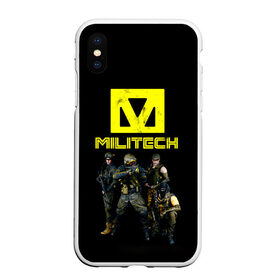 Чехол для iPhone XS Max матовый с принтом MILITECH Cyberpunk 2077 в Курске, Силикон | Область печати: задняя сторона чехла, без боковых панелей | cyberpunk 2077 | hacker | maelstrom | militech | quadra | samurai | sci fi | technology | trauma team | v | будущее | игра | иероглифы | киану ривз | кибер | киберпанк | киборг | киборги | корпорация | лого | милитек | панк | роботы | самурай | т