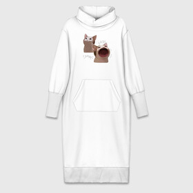 Платье удлиненное хлопок с принтом Cat Pop   Мем в Курске,  |  | art | cat | mem | meme | memes | music | pop | retro | style | арт | буп | кот | котенок | котик | котэ | мем | мемы | музыка | ретро