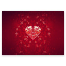 Поздравительная открытка с принтом Valentines Day в Курске, 100% бумага | плотность бумаги 280 г/м2, матовая, на обратной стороне линовка и место для марки
 | 14 febraury | 14 февраля | heart | valentine day | арт | день валентин | день святого валентина | любовь | сердце | сердце арт | сердце любви