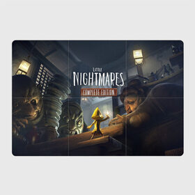 Магнитный плакат 3Х2 с принтом Little Nightmares 2 в Курске, Полимерный материал с магнитным слоем | 6 деталей размером 9*9 см | little nightmares | nightmares | игры | литл найтмейрс | моно | учительница