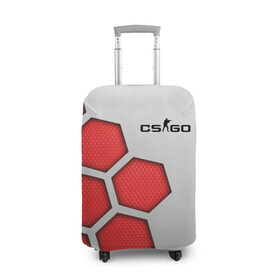 Чехол для чемодана 3D с принтом CS GO SNIPER в Курске, 86% полиэфир, 14% спандекс | двустороннее нанесение принта, прорези для ручек и колес | counter strike | cs go | cs go global offensive | team cs