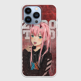 Чехол для iPhone 13 Pro с принтом Zero Two в толстовке в Курске,  |  | darling | darling in the franxx | zero two | вайфу | зеро ту | код 002 | любимый во франксе | франкс