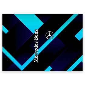 Поздравительная открытка с принтом Mercedes Benz в Курске, 100% бумага | плотность бумаги 280 г/м2, матовая, на обратной стороне линовка и место для марки
 | Тематика изображения на принте: auto | boy | car | machine | man | mercedes benz | автобренды | автомобили | водитель | германия | логотипы автомобилей | мальчикам | машины | мерседес | мерседес бенц | мужские | немецкие авто | тачки
