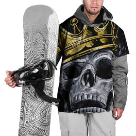 Накидка на куртку 3D с принтом Король скелетов в Курске, 100% полиэстер |  | 