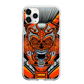 Чехол для iPhone 11 Pro матовый с принтом CyberSkull в Курске, Силикон |  | Тематика изображения на принте: cyberpunk | evil | head | mask | mechanical | rage | robot | skull | арт | гнев | голова | демон | дьявол | злой | киберпанк | маска | механический | монстр | робот | рога | самурай | череп