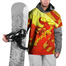 Накидка на куртку 3D с принтом CYBERPUNK 2077 в Курске, 100% полиэстер |  | cd project red | cyberpunk 2077 | keanu reeves | samurai | киану ривз | киберпанк 2077 | самураи
