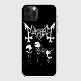 Чехол для iPhone 12 Pro Max с принтом Mayhem в Курске, Силикон |  | black | mayhem | metal | music | rock | skull | блэк | гитара | группа | метал | музыка | рок | череп | электрогитара