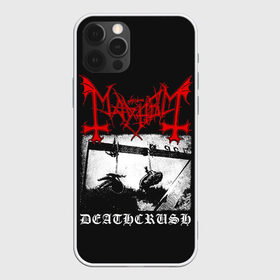 Чехол для iPhone 12 Pro Max с принтом Mayhem в Курске, Силикон |  | black | mayhem | metal | music | rock | skull | блэк | гитара | группа | метал | музыка | рок | череп | электрогитара