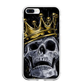 Чехол для iPhone 7Plus/8 Plus матовый с принтом Король скелетов в Курске, Силикон | Область печати: задняя сторона чехла, без боковых панелей | классный | кофта | майка итд | модный | новый | футболка | яркий