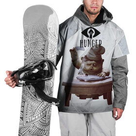 Накидка на куртку 3D с принтом hanger в Курске, 100% полиэстер |  | game | little nightmares | арт | графика | игры