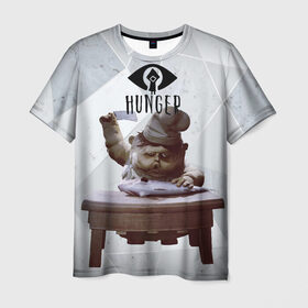 Мужская футболка 3D с принтом hanger в Курске, 100% полиэфир | прямой крой, круглый вырез горловины, длина до линии бедер | game | little nightmares | арт | графика | игры