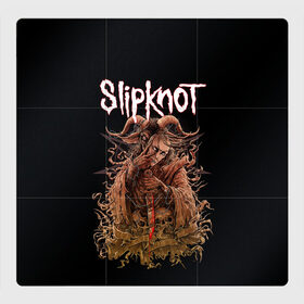 Магнитный плакат 3Х3 с принтом SLIPKNOT в Курске, Полимерный материал с магнитным слоем | 9 деталей размером 9*9 см | Тематика изображения на принте: art | band | corey | grunge | iowa | metal | music | punk | rock | slipknot | taylor | usa | группа | джои | кори | металл | мик | музыка | панк | петля | рок | сид | слипнот | тэйлор | шон