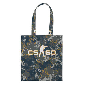 Шоппер 3D с принтом CS:GO - Camo в Курске, 100% полиэстер | Плотность: 200 г/м2; Размер: 34×35 см; Высота лямок: 30 см | beast | camo | camouflage | counter | counter strike | cs | easy | ez | gg | ggwp | global | go | hyper | kill | offensive | one | shot | strike | зверь | камуфляж | скоростной