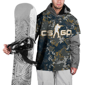 Накидка на куртку 3D с принтом CS:GO - Camo в Курске, 100% полиэстер |  | beast | camo | camouflage | counter | counter strike | cs | easy | ez | gg | ggwp | global | go | hyper | kill | offensive | one | shot | strike | зверь | камуфляж | скоростной