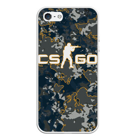 Чехол для iPhone 5/5S матовый с принтом CS:GO - Camo в Курске, Силикон | Область печати: задняя сторона чехла, без боковых панелей | beast | camo | camouflage | counter | counter strike | cs | easy | ez | gg | ggwp | global | go | hyper | kill | offensive | one | shot | strike | зверь | камуфляж | скоростной