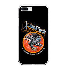 Чехол для iPhone 7Plus/8 Plus матовый с принтом Judas Priest в Курске, Силикон | Область печати: задняя сторона чехла, без боковых панелей | black | deep | heep | judas | led | metal | music | priest | purple | rock | sabbath | skull | uriah | zeppelin | блэк | гитара | группа | иуда | метал | музыка | рок | священник | череп | электрогитара