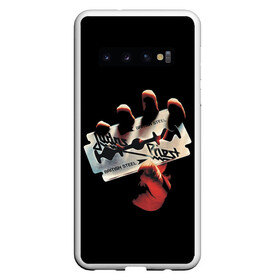 Чехол для Samsung Galaxy S10 с принтом Judas Priest в Курске, Силикон | Область печати: задняя сторона чехла, без боковых панелей | black | deep | heep | judas | led | metal | music | priest | purple | rock | sabbath | skull | uriah | zeppelin | блэк | гитара | группа | иуда | метал | музыка | рок | священник | череп | электрогитара