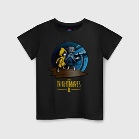 Детская футболка хлопок с принтом LITTLE NIGHTMARES 2 в Курске, 100% хлопок | круглый вырез горловины, полуприлегающий силуэт, длина до линии бедер | little nightmares | little nightmares 2 | six | игры | комиксы | шестая