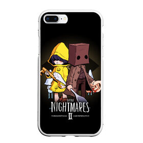 Чехол для iPhone 7Plus/8 Plus матовый с принтом LITTLE NIGHTMARES 2 в Курске, Силикон | Область печати: задняя сторона чехла, без боковых панелей | little nightmares | little nightmares 2 | six | игры | комиксы | шестая