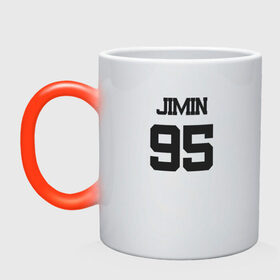 Кружка хамелеон с принтом BTS - Jimin 95 в Курске, керамика | меняет цвет при нагревании, емкость 330 мл | boysband | bts | jimin | jimin 95 | k pop | korea | korean | music | бтс | джимин | к поп | кей поп | корейская | корейский | корея | кпоп | музыка | чимин | чимин 95