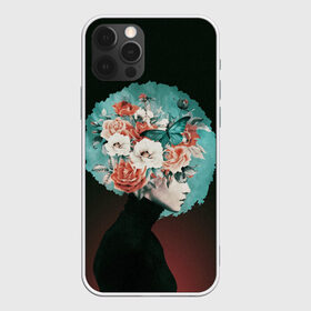 Чехол для iPhone 12 Pro Max с принтом Girl in flowers в Курске, Силикон |  | 8 марта | лучшая в мире | мама | подарок | подарок женщине | подарок любимым | подарок на 8 марта | самая лучшая  в мире | семья
