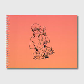 Альбом для рисования с принтом Юкио в Курске, 100% бумага
 | матовая бумага, плотность 200 мг. | anime | doctorstone | kohaku | stone | ukyo