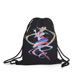 Рюкзак-мешок 3D с принтом Sailor Moon Сейлор Мун в Курске, 100% полиэстер | плотность ткани — 200 г/м2, размер — 35 х 45 см; лямки — толстые шнурки, застежка на шнуровке, без карманов и подкладки | anime | sailor moon | аниме | анимэ | венера | луна | лунная призма | марс | сейлор мун | серебрянное тысячелетие | серенити | сэйлор | усаги цукино | чиби мун | эндимион