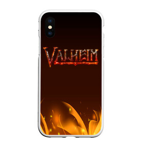 Чехол для iPhone XS Max матовый с принтом Valheim: Вальхейм выживание. в Курске, Силикон | Область печати: задняя сторона чехла, без боковых панелей | fejd | valheim | вальхейм | викинг | викинги | выживание | выживач | игра