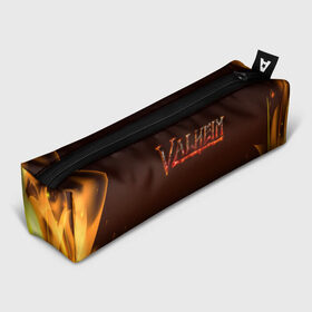 Пенал 3D с принтом Valheim: Вальхейм выживание. в Курске, 100% полиэстер | плотная ткань, застежка на молнии | fejd | valheim | вальхейм | викинг | викинги | выживание | выживач | игра