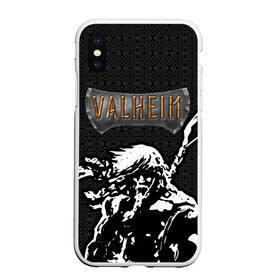 Чехол для iPhone XS Max матовый с принтом Valheim Viking. в Курске, Силикон | Область печати: задняя сторона чехла, без боковых панелей | fejd | valheim | вальхейм | викинг | викинги | выживание | выживач | игра