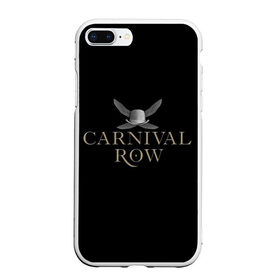 Чехол для iPhone 7Plus/8 Plus матовый с принтом Карнивал Роу - Carnival Row в Курске, Силикон | Область печати: задняя сторона чехла, без боковых панелей | carnival row | волшебный | исторический | карнивал роу | крылья | лого | логотип | подарок | сериал | сказка | фея | черный | шляпа