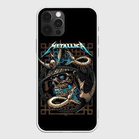 Чехол для iPhone 12 Pro Max с принтом METALLICA в Курске, Силикон |  | band | hardcore | metall | music | punk | rock | samurai | skull | usa | батька | джеймс | кирк | ларс | металлика | метла | музыка | рок | самурай | сша | трухильо | ульрих | хэви метал | хэммет | хэтфилд | череп