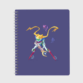 Тетрадь с принтом Sailor Moon Сейлор Мун в Курске, 100% бумага | 48 листов, плотность листов — 60 г/м2, плотность картонной обложки — 250 г/м2. Листы скреплены сбоку удобной пружинной спиралью. Уголки страниц и обложки скругленные. Цвет линий — светло-серый
 | anime | sailor moon | аниме | анимэ | венера | луна | лунная призма | марс | сейлор мун | серебрянное тысячелетие | серенити | сэйлор | усаги цукино | чиби мун | эндимион