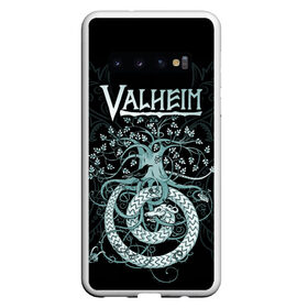 Чехол для Samsung Galaxy S10 с принтом Valheim в Курске, Силикон | Область печати: задняя сторона чехла, без боковых панелей | valheim | viking | валхейм | викинги | игры