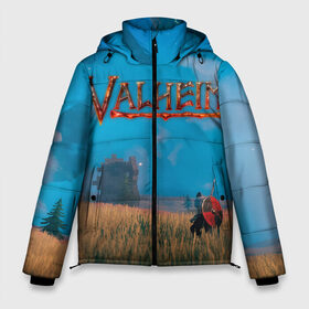 Мужская зимняя куртка 3D с принтом Valheim Вальхейм в Курске, верх — 100% полиэстер; подкладка — 100% полиэстер; утеплитель — 100% полиэстер | длина ниже бедра, свободный силуэт Оверсайз. Есть воротник-стойка, отстегивающийся капюшон и ветрозащитная планка. 

Боковые карманы с листочкой на кнопках и внутренний карман на молнии. | Тематика изображения на принте: fantasy | mmo | valheim | valve | валхейм | вальхейм | викинги | выживалка | игра | королевская битва | ммо | ролевая игра | фэнтази