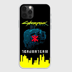 Чехол для iPhone 12 Pro Max с принтом TRAUMA TEAM Cyberpunk 2077 в Курске, Силикон |  | cyberpunk 2077 | hacker | maelstrom | militech | quadra | samurai | sci fi | technology | trauma team | v | будущее | игра | иероглифы | киану ривз | кибер | киберпанк | киборг | киборги | корпорация | лого | милитек | панк | роботы | самурай | т