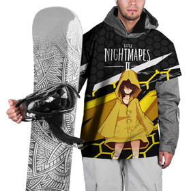 Накидка на куртку 3D с принтом Little Nightmares 2 в Курске, 100% полиэстер |  | little nightmares | игра | страшилка | страшная игра | ужас | хоррор