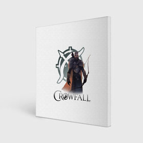 Холст квадратный с принтом Crowfall | Ranger в Курске, 100% ПВХ |  | artcraft | crowfallgame | mmorpg | mmorts | иннова