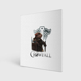 Холст квадратный с принтом Crowfall | Duelist в Курске, 100% ПВХ |  | artcraft | crowfallgame | mmorpg | mmorts | иннова