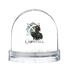 Снежный шар с принтом Crowfall | Ranger в Курске, Пластик | Изображение внутри шара печатается на глянцевой фотобумаге с двух сторон | artcraft | crowfallgame | mmorpg | mmorts | иннова