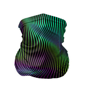 Бандана-труба 3D с принтом Современная абстракция в Курске, 100% полиэстер, ткань с особыми свойствами — Activecool | плотность 150‒180 г/м2; хорошо тянется, но сохраняет форму | абстракция | арт | геометрия | градиент | линии | полосы