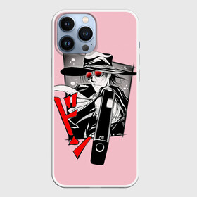 Чехол для iPhone 13 Pro Max с принтом Алукард на розовом фоне в Курске,  |  | anime | hellsing | алукард | аниме | анимэ | ван хеллсинг | интегра | миллениум | хэллсинг | хэлсинг