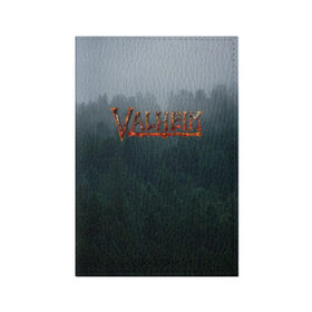 Обложка для паспорта матовая кожа с принтом Valheim в Курске, натуральная матовая кожа | размер 19,3 х 13,7 см; прозрачные пластиковые крепления | forest | ragnarok | rust | valhalla | valheim | viking | валхейм | вальгалла | вальхейм | варяг | викинг | викинги | выживалка | игра | лес | лесной | рагнарёк | раст | туман