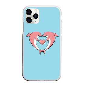 Чехол для iPhone 11 Pro матовый с принтом Дельфины в Курске, Силикон |  | 8 марта | глаза | девушке | дельфины | жене | любимой | любовь | море | океан | отдых | подарок | розовые | рыба | солнце | хвост | чувства | эстетика