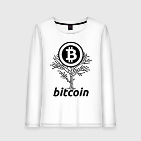 Женский лонгслив хлопок с принтом BITCOIN TREE | БИТКОИН ДЕРЕВО (Z) в Курске, 100% хлопок |  | binance coin | bitcoin | blockchain | btc | cardano | crypto | ethereum | litecoin | polkadot | tether | xrp | биткоин | блокчейн | валюта | деньги | криптовалюта | майнер | майнинг | цифровая валюта | цифровое золото | эфир
