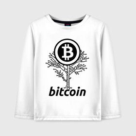 Детский лонгслив хлопок с принтом BITCOIN TREE | БИТКОИН ДЕРЕВО (Z) в Курске, 100% хлопок | круглый вырез горловины, полуприлегающий силуэт, длина до линии бедер | binance coin | bitcoin | blockchain | btc | cardano | crypto | ethereum | litecoin | polkadot | tether | xrp | биткоин | блокчейн | валюта | деньги | криптовалюта | майнер | майнинг | цифровая валюта | цифровое золото | эфир